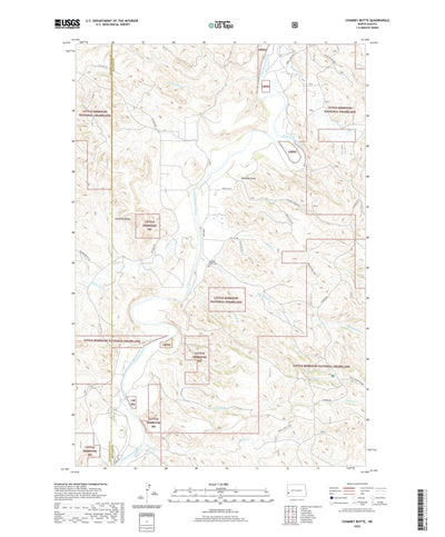 Chimney Butte, ND (2020, 24000-Scale) Preview 1