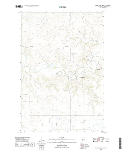 Crown Butte Creek SE, ND (2020, 24000-Scale) Preview 1
