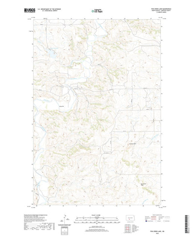 Fish Creek Lake, ND (2020, 24000-Scale) Preview 1