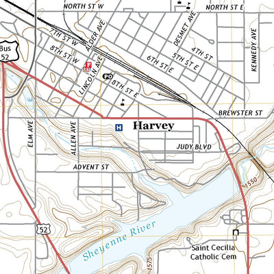 Harvey, ND (2020, 24000-Scale) Preview 3
