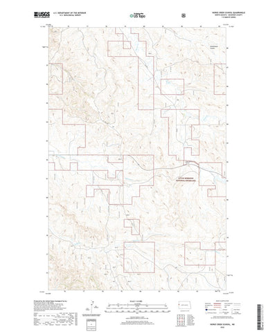 Horse Creek School, ND (2020, 24000-Scale) Preview 1