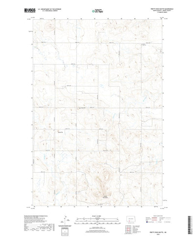 Pretty Rock Butte, ND (2020, 24000-Scale) Preview 1