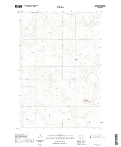 Wolf Butte, ND (2020, 24000-Scale) Preview 1