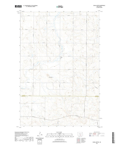 Schell Buttes, ND (2020, 24000-Scale) Preview 1