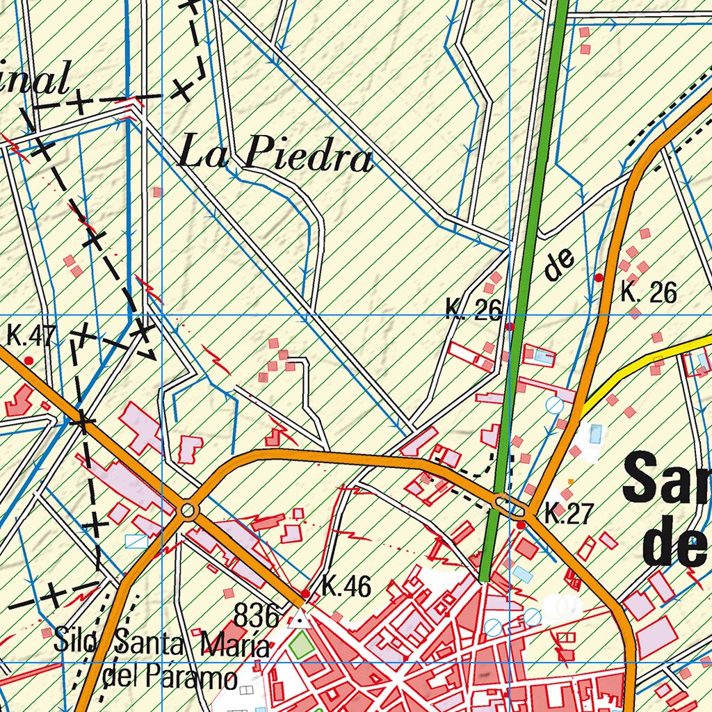 Santa María Del Páramo 0194 Map By Instituto Geografico Nacional De