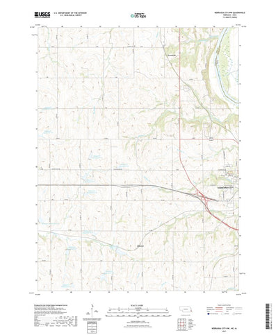 Nebraska City NW, NE (2021, 24000-Scale) Preview 1
