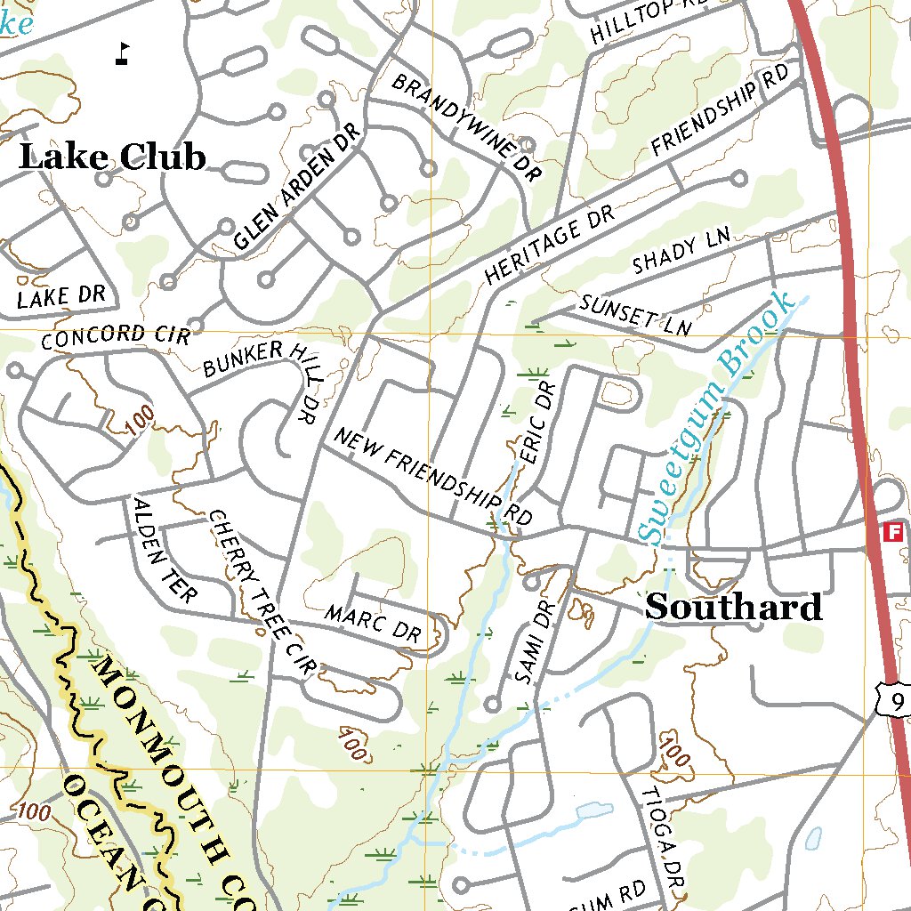 Farmingdale, NJ (2019, 24000Scale) Map by United States Geological