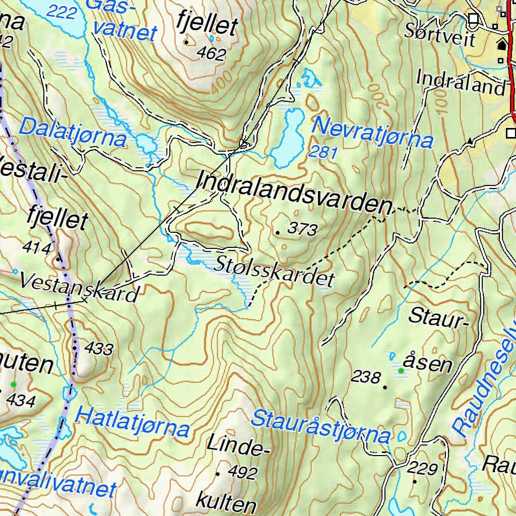 Municipality of Tysvær Map by The Norwegian Mapping Authority | Avenza Maps