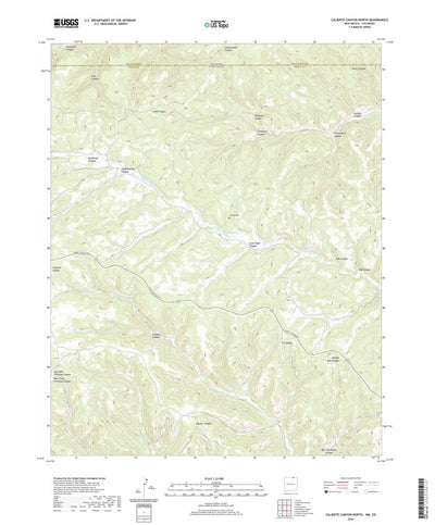 Caliente Canyon North, NM (2020, 24000-Scale) Preview 1