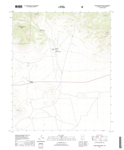 Horse Mountain West, NM (2020, 24000-Scale) Preview 1