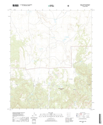 Jones Canyon, NM (2020, 24000-Scale) Preview 1
