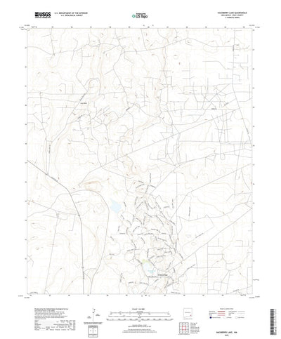 Hackberry Lake, NM (2020, 24000-Scale) Preview 1