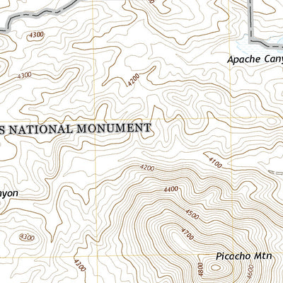 Picacho Mountain, NM (2020, 24000-Scale) Preview 3