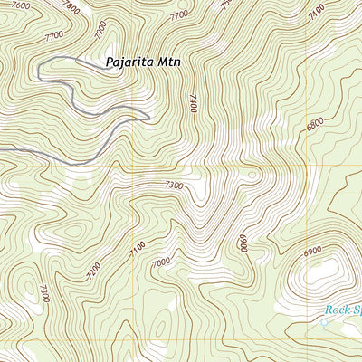 Pajarita Mountain, NM (2020, 24000-Scale) Preview 3