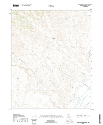 Santo Domingo Pueblo SW, NM (2020, 24000-Scale) Preview 1