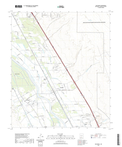 San Miguel, NM (2020, 24000-Scale) Preview 1