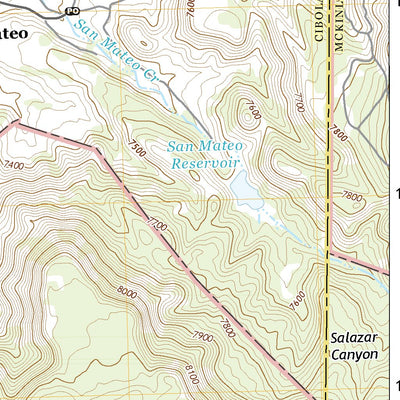 San Mateo, NM (2020, 24000-Scale) Preview 3