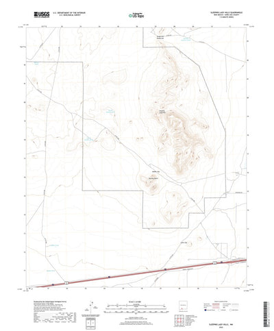 Sleeping Lady Hills, NM (2020, 24000-Scale) Preview 1
