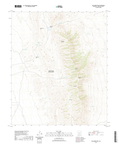 San Andres Peak, NM (2020, 24000-Scale) Preview 1