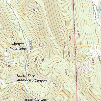 Wallace Mesa, NM (2020, 24000-Scale) Preview 3