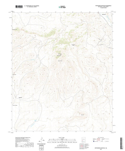 Whitehorse Mountain, NM (2020, 24000-Scale) Preview 1