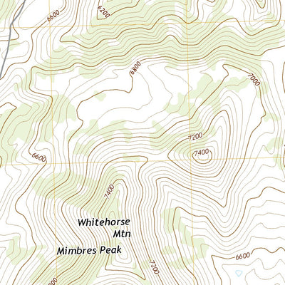 Whitehorse Mountain, NM (2020, 24000-Scale) Preview 3