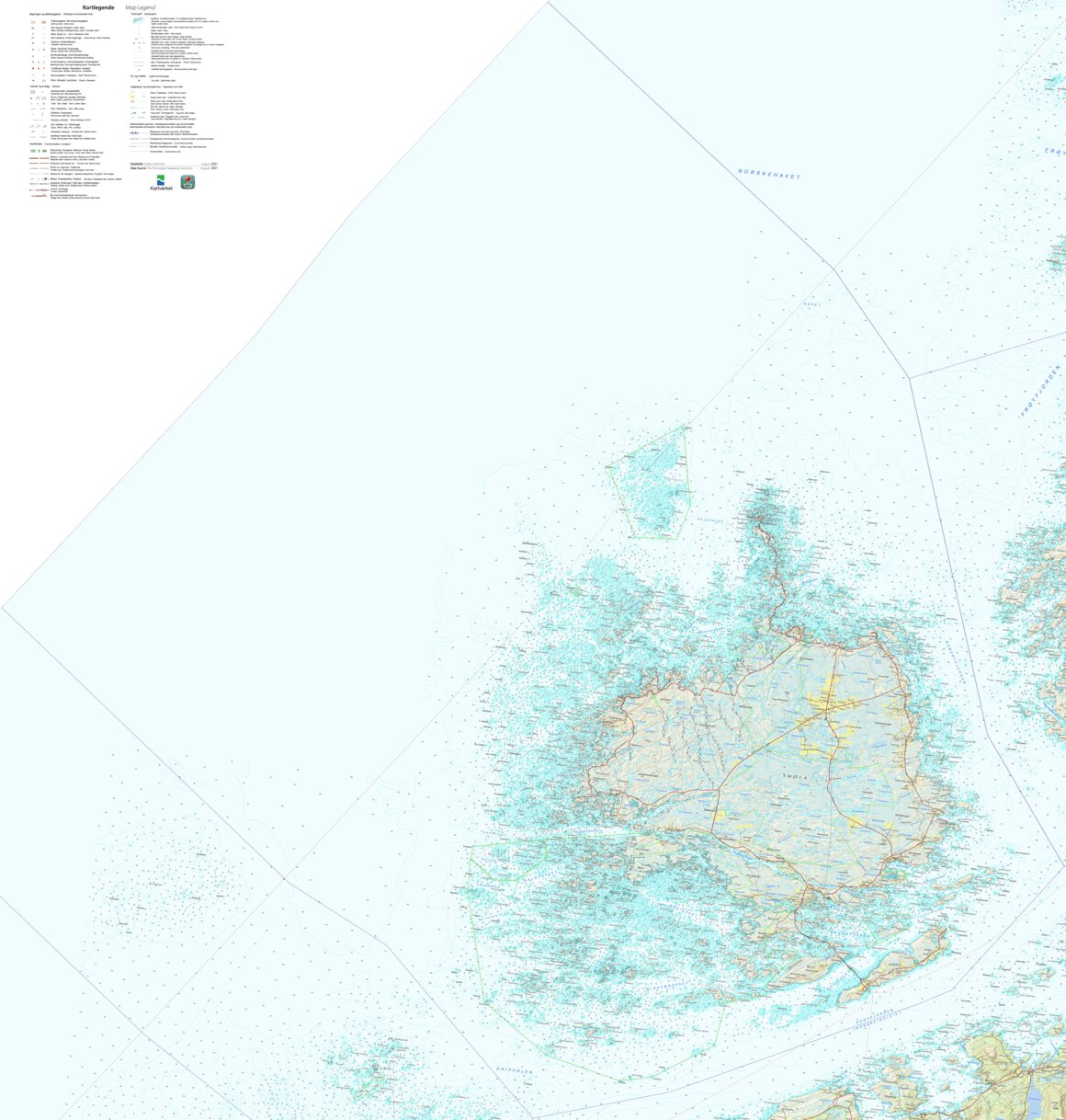 Municipality of Smøla Map by The Norwegian Mapping Authority | Avenza Maps