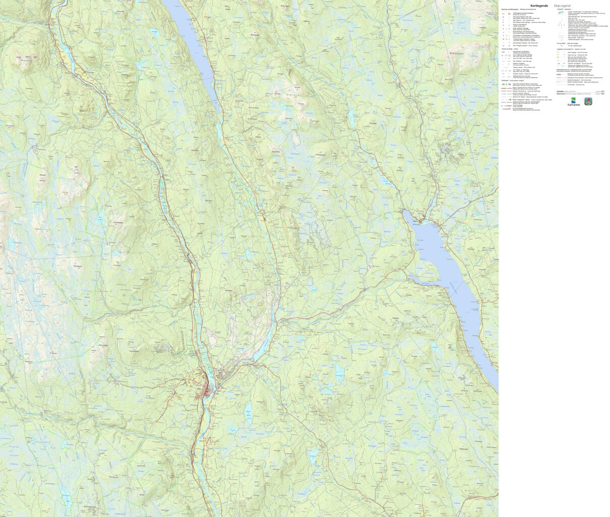 Municipality of Åmot Map by The Norwegian Mapping Authority | Avenza Maps
