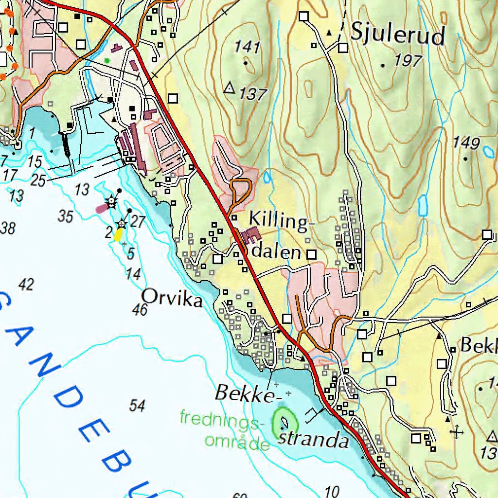 Municipality of Holmestrand Map by The Norwegian Mapping Authority ...