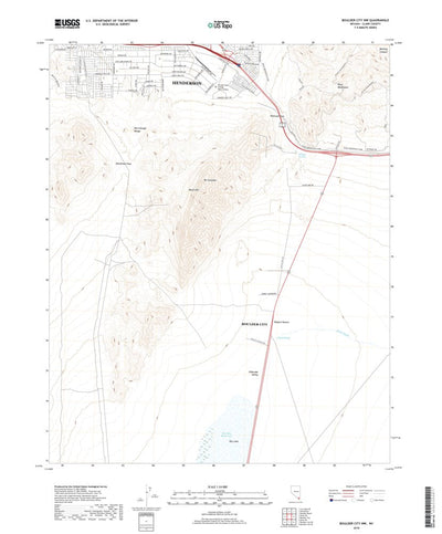 Boulder City NW, NV (2018, 24000-Scale) Preview 1
