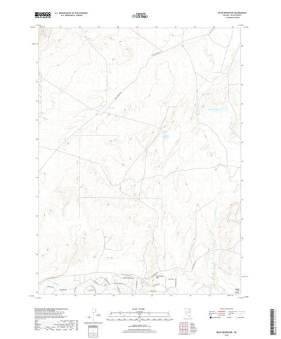 Boyd Reservoir, NV (2018, 24000-Scale) Preview 1