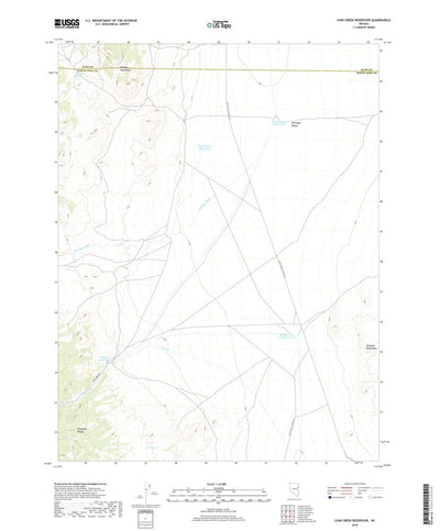 Chin Creek Reservoir, NV (2018, 24000-Scale) Preview 1