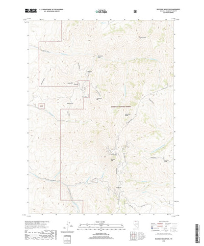 Buckskin Mountain, NV (2018, 24000-Scale) Preview 1