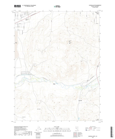 Churchill Butte, NV (2018, 24000-Scale) Preview 1