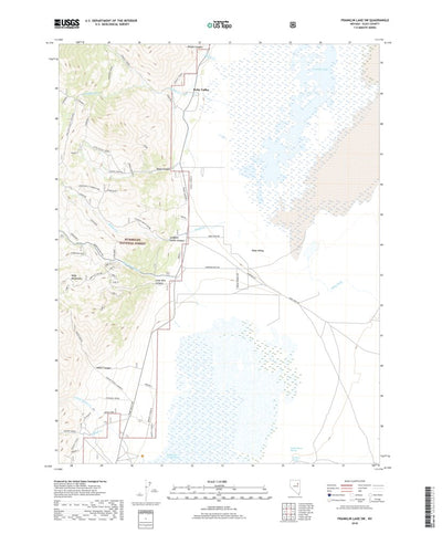 Franklin Lake SW, NV (2018, 24000-Scale) Preview 1