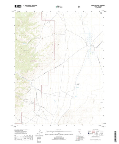 Dianas Punch Bowl, NV (2018, 24000-Scale) Preview 1