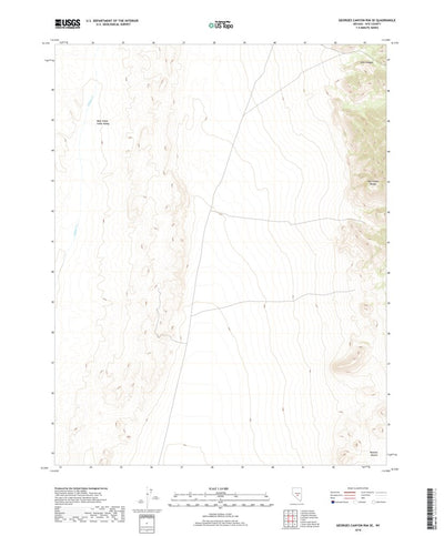 Georges Canyon Rim SE, NV (2018, 24000-Scale) Preview 1