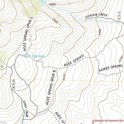 Gordon Creek, NV (2018, 24000-Scale) Preview 2
