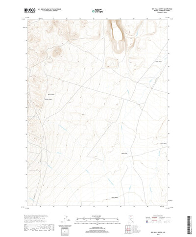 Dry Hills South, NV (2018, 24000-Scale) Preview 1