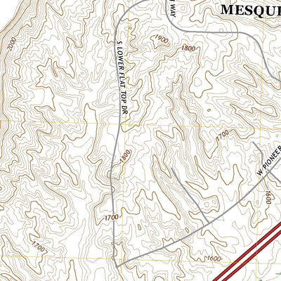 Flat Top Mesa, NV (2018, 24000-Scale) Preview 3