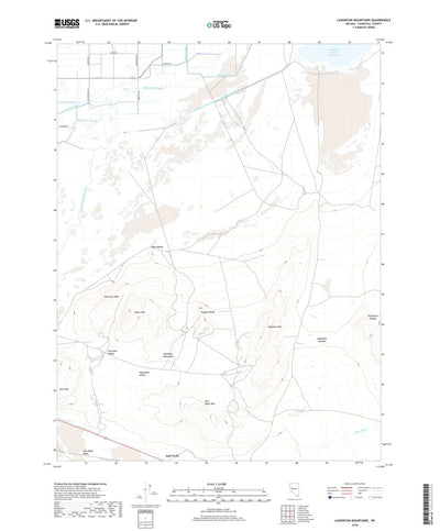 Lahontan Mountains, NV (2018, 24000-Scale) Preview 1