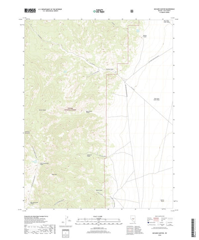McCann Canyon, NV (2018, 24000-Scale) Preview 1