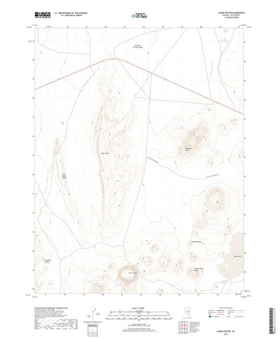 Lunar Crater, NV (2018, 24000-Scale) Preview 1