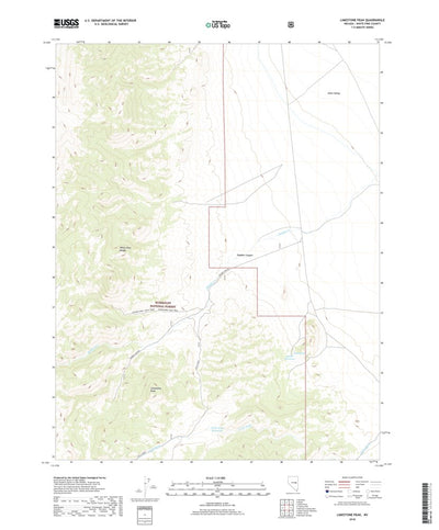 Limestone Peak, NV (2018, 24000-Scale) Preview 1