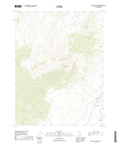 Manhattan Mountain, NV (2018, 24000-Scale) Preview 1