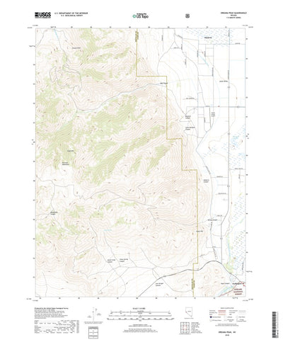 Oreana Peak, NV (2018, 24000-Scale) Preview 1