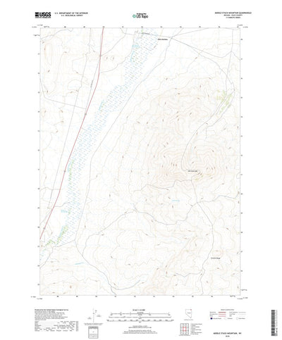 Middle Stack Mountain, NV (2018, 24000-Scale) Preview 1