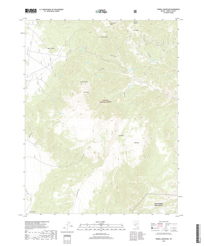 Powell Mountain, NV (2018, 24000-Scale) Preview 1