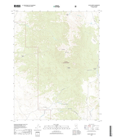 Mount Ardivey, NV (2018, 24000-Scale) Preview 1