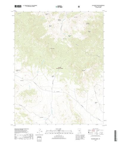 Saulsbury Basin, NV (2018, 24000-Scale) Preview 1